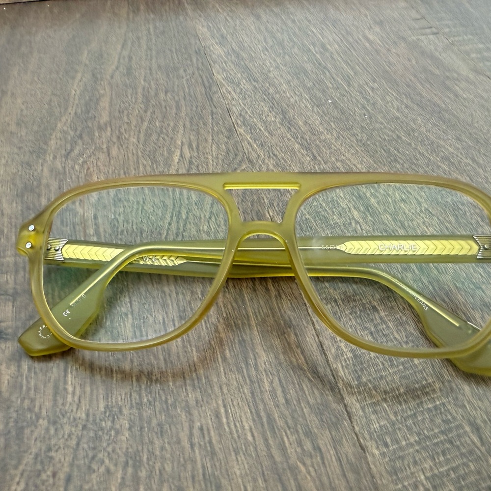 KREWE Chartreuse Aviator Glasses
